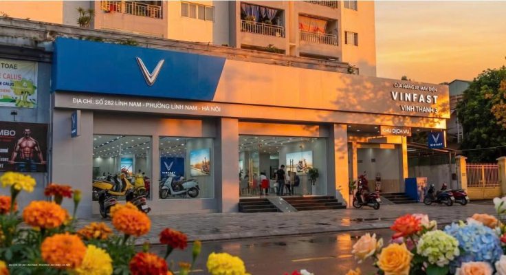 Vinfast Vĩnh Thành - cơ sở mới 282 Lĩnh Nam, Hà Nội.